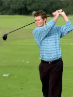 Kyle Ritchie carded a two-under par 70 and sits two strokes off of the lead after day one at the Battle of the Bend.