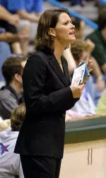 After six years at the helm of the Tulane volleyball program, Betsy Becker has brought her energy and enthusiasm to the Green Wave administrative team.