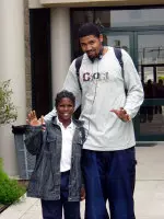 Tulane's annual "Shadow a Student-Athlete Day" is popular with both the elementary students and the student-athletes.