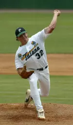 Junior southpaw Brian Bogusevic struck out nine in an eight-inning start in Saturday's 6-0 win at Saint Louis.