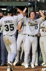 Junior Micah Owings (35) and freshman Brad Emaus (17) combined for 31 home runs in 2005 and helped lead the Green Wave to 56 wins and the College World Series.