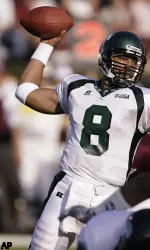 Junior quarterback Lester Ricard connected on 22-of-34 passes for 213 yards and a pair of touchdowns on Saturday.