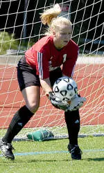 Senior Megan Morey's 13 saves on Friday set the Tulane's single-game record.