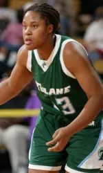 Jennifer Sands had 15 points and nine rebounds, but it was not enough for the Green Wave on Friday against SMU.