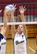 Lauren Boatwright had 8 kills in 9 attempts Friday at Tulsa