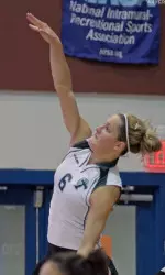 Ksenija Vlaskovic recorded a double-double for Tulane with 11 kills and 10 digs.