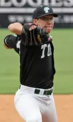 Freshman southpaw Hunter Johnson threw a pair of scoreless innings of relief in Sunday's intrasquad contest at Zephyr Field.