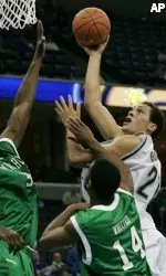 David Gomez scored seven points in Tulane's season opening loss to Butler.