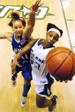 D'Aundra Henry scored 14 points and recorded nine steals in her return to the Green Wave