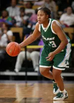Sophomore Jennifer Sands led a quartet of Tulane players in double figures with 19 points and added a career-high 15 rebounds to record her second double-double of the season.