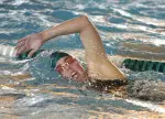 Sophomore Leann Laing was one of four Tulane swimmers to post two wins at Centenary, claiming top times in the 200 free and 400 IM titles.
