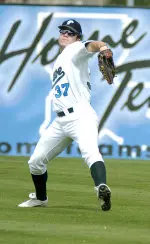 Senior centerfielder Nathan Southard went 2-for-3 with a walk and two runs scored Saturday in the Alumni Game.