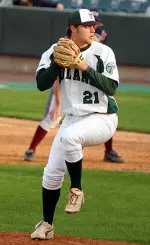 Sophomore right-hander Sean Morgan tied a career high with 11 strikeouts and held South Alabama to just one hit after the first in Friday's 6-3 win over the Jaguars.