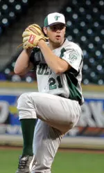 Sophomore right-hander Sean Morgan struck out 10 in Friday night's 3-1 loss to C-USA favorite Rice.