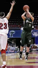 Junior Jami Montagnino scored a career-high 35 points in Tulane's triple overtime loss to SMU to earn All-Tournament honors.