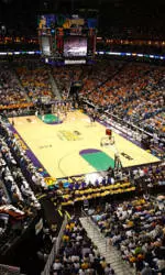 Tulane will eight of the 65 teams in the first and second rounds of the NCAA Men's Basketball Tournament at the New Orleans Arena in 2010.