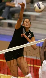 Sophomore Bridget Wells is one of five starters and seven letterwinners returning to the Tulane volleyball team after a