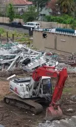 Work crews have nearly completed the demolition of the old Turchin Stadium as construction of a new-and-improved facility is on the horizon.