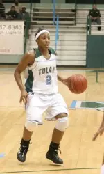 Ashley Langford's 14 assists tied her own school record