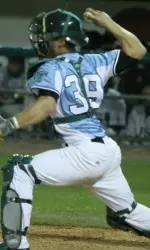 Junior catcher Marc Robért went 2-for-3 with a home run in Sunday's intrasquad scrimmage.