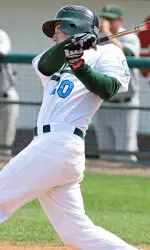 Junior Grayden Griener came off the bench to go 2-for-2 in Friday's Conference USA contest against Memphis.