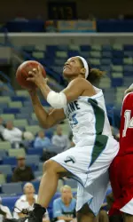 Alendra Brown led Tulane with 14 points and is averaging 11 PPG in her last eight contests