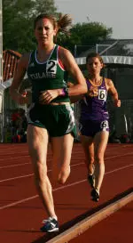 Keriann Langley was the second Tulane finisher in her season debut