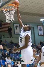 Senior Robinson Louisme scored a team-high 15 points
