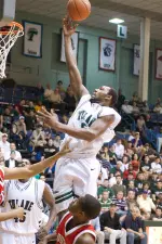 Senior Donnavan Stith scored 15 points in Tulane's 66-56 loss to Houston on Saturday.