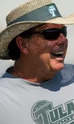 Head coach Bob Toledo and the Green Wave football team had their practice interrupted by lightning but still had an another high-intensity outing in the second-to-last day of preseason camp.