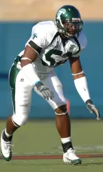 Junior defensive end Troy Wilson had four tackles, including a pair for loss, in Wednesday's scrimmage.