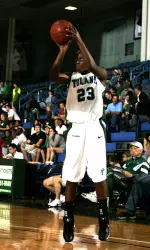 Tiffany Aidoo led the Green Wave with 11 points.