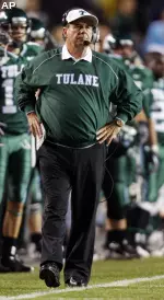 Tulane head coach Bob Toledo