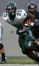 Senior wide receiver Jeremy Williams caught 10 passes for 113 yards and two touchdowns Saturday at Rice.