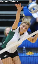 Sophomore outside hitter Visnja Djurdjevic had 14 kills and 14 digs Friday against Rice.