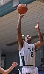 David Booker scored 26 points, including knocking down a big 3-pointer with 40 seconds left, to lead Tulane. (File Photo)