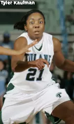 Freshman Olivia Grayson and the Green Wave host the 14th Annual Tulane DoubleTree Classic from Dec. 28-29 in Fogelman Arena.