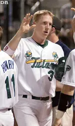 Sam Honeck hit his second grand slam of the year, en route to a 12-3 win over Northwestern State Wednesday.