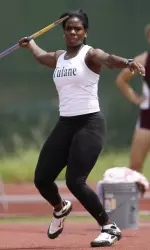 Arielle Minor put up a career-best in the javelin portion of the heptathlon