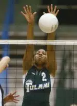 Middle blocker Deva Fowler became the first Tulane player to earn All-America honors as a junior in 2003.