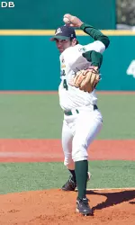 Jonathan Garrett is C-USA's Pitcher of the Week after striking out 13 on his way to a victory over Southern Miss Friday.