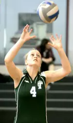 Setter Luna Rebrovic helped the 2007 Tulane squad set team records in kills, kills per set, attack percentage, assists, assists per set, and points per set.