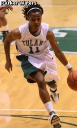 Junior point guard Roshaunda Barnes scored a career-high 25 points in Tulane's 72-70 win at UCF.