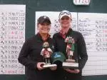 Ashley McKenney (left) and Janine Fellows (right) represented Tulane at the 2009 Joanne Winter Arizona Silver Belle Championship during the holiday break and Fellows came up with the title in a playoff.