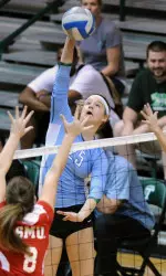 Freshman Cori Martone Posted a Double-Double at Rice Last Weekend