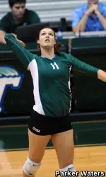 Sophomore Izabela Grot leads the team with 251 kills in 2010