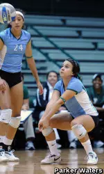Junior Nikki Osuna has 59 Digs in Her Last Four Matches as the Green Wave's Libero