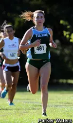 Freshman Callie Turlington Was the Second Finisher for the Green Wave on Saturday at the NCAA Regional