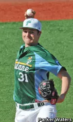 Gunner Wright Won Three Games on the Mound During the 2010 Season