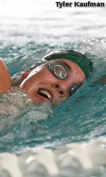 Sophomore Emily Needham was one of five Tulane student-athletes to post lifetime-best performances on Saturday, clocking a 17:52.19 in the 1650 freestyle.